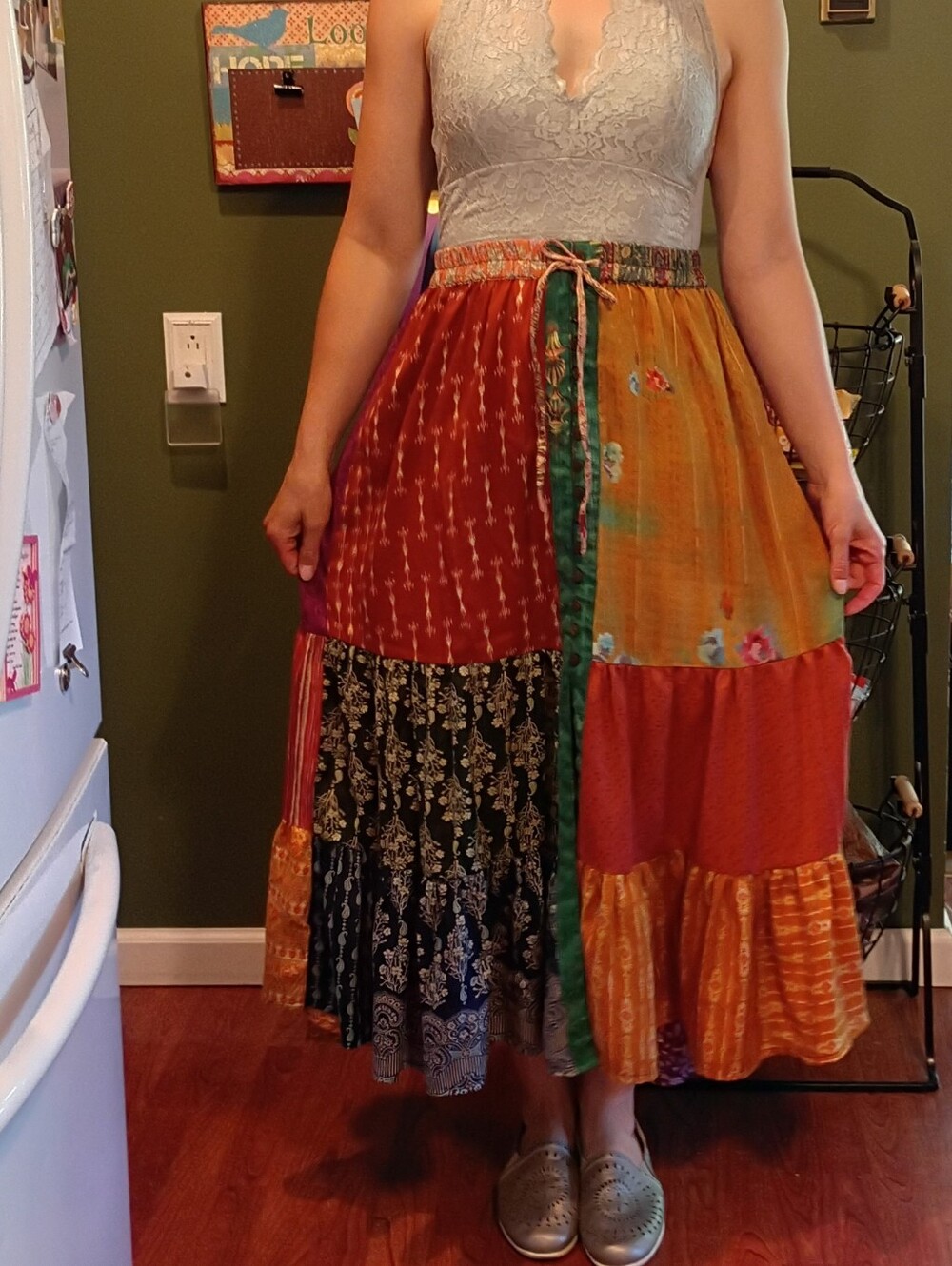 Sacred Threads Maxi Skirt S/M